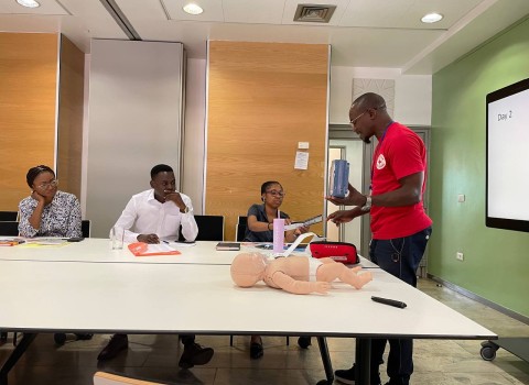 Workplace First Aid training for staff of Embassy of Sweden Abuja